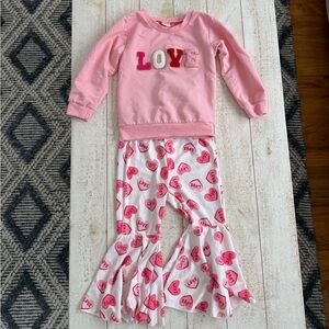 Pink Love Kids set